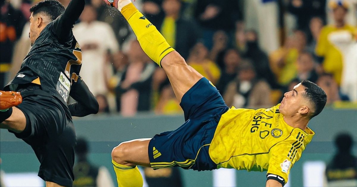 Cristiano Ronaldo, ce bijuterie! VIDEO. Portughezul ajunge la 954 de goluri cu o foarfecă senzațională