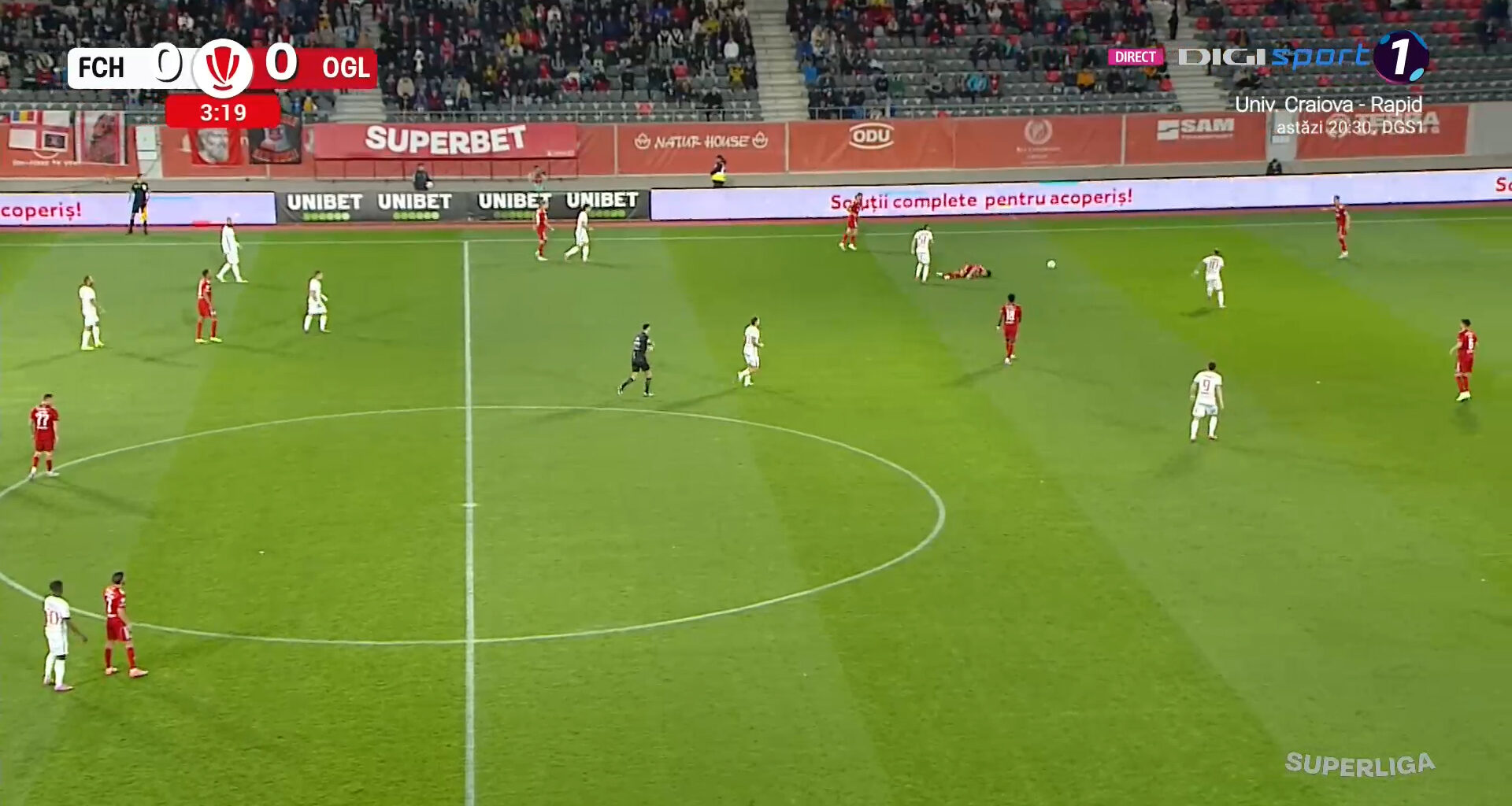 Oțelul Galați, Live Text Online, în etapa 15 din Superliga