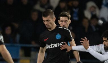 Florin Tănase, ținta jignirilor. VIDEO. Jucătorul de la FCSB a intrat în gura fanilor Farului: „Sifonule! Suzeto!”