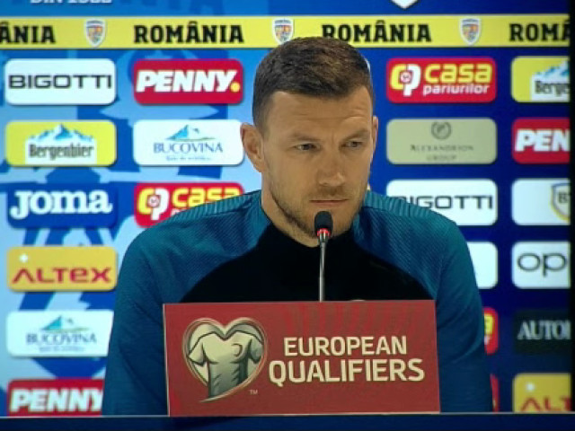 Ce le-a urat Edin Dzeko “Tricolorilor” înaintea partidei decisive din Bosnia