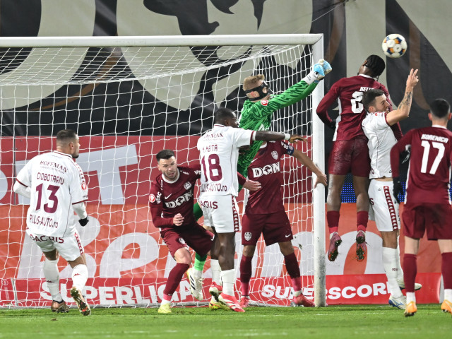 Video | CFR Cluj - Rapid 3-0. Victorie la scor de neprezentare pentru Daniel Pancu în primul meci în Gruia