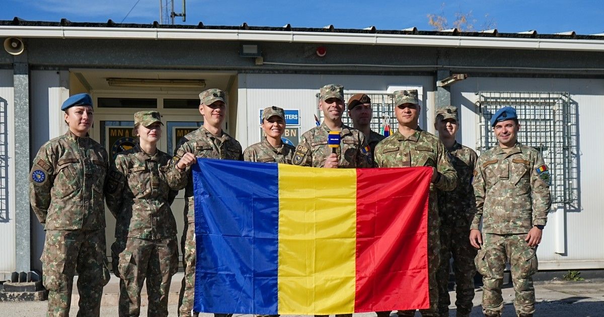 „Suntem alături de voi!” / VIDEO. GOLAZO.ro publică mesajul transmis de militarii români pentru „tricolori” din baza EUFOR de la Sarajevo