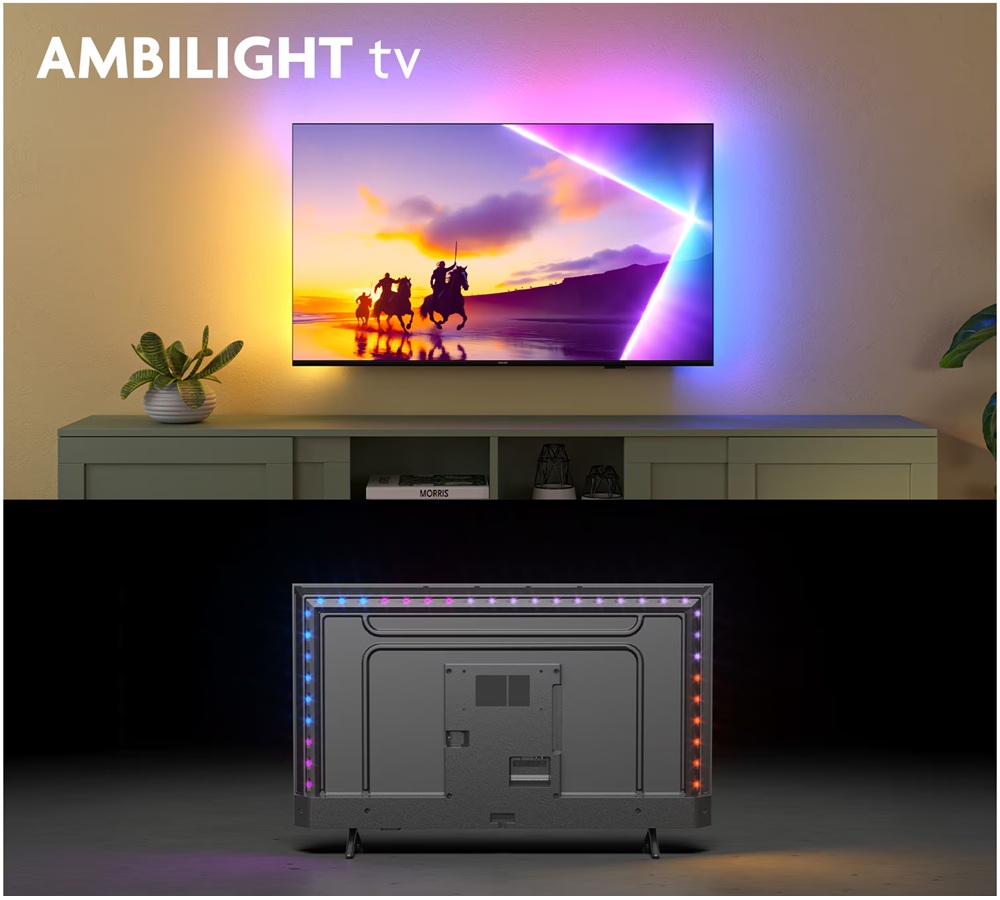 Philips AMBILIGHT tv QLED 65PUS8510