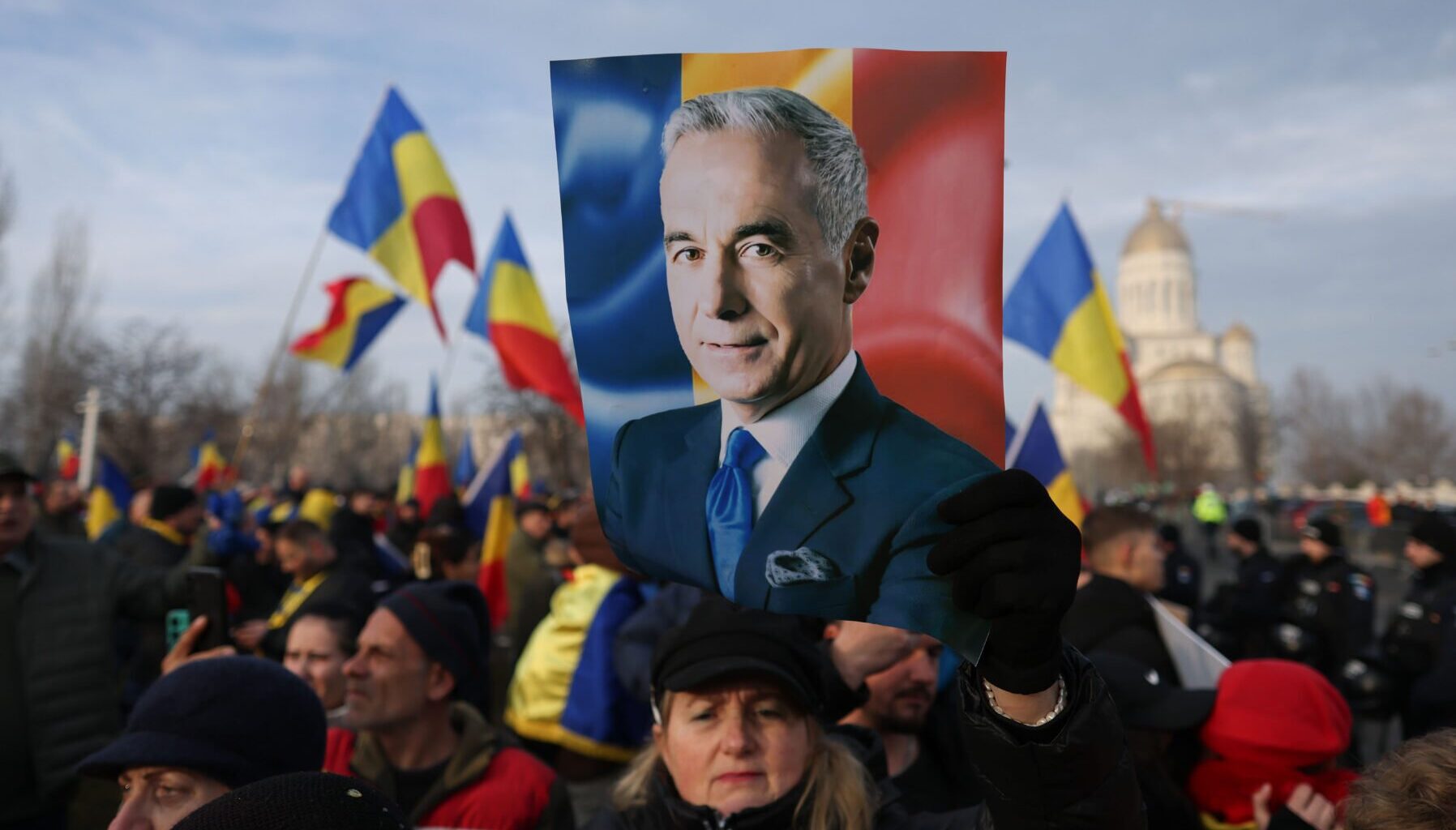 Protest Calin Georgescu Curtea Constitutionala CCR