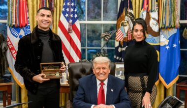 Cadoul special oferit de Donald Trump lui Cristiano Ronaldo: „Cheia Casei Albe”