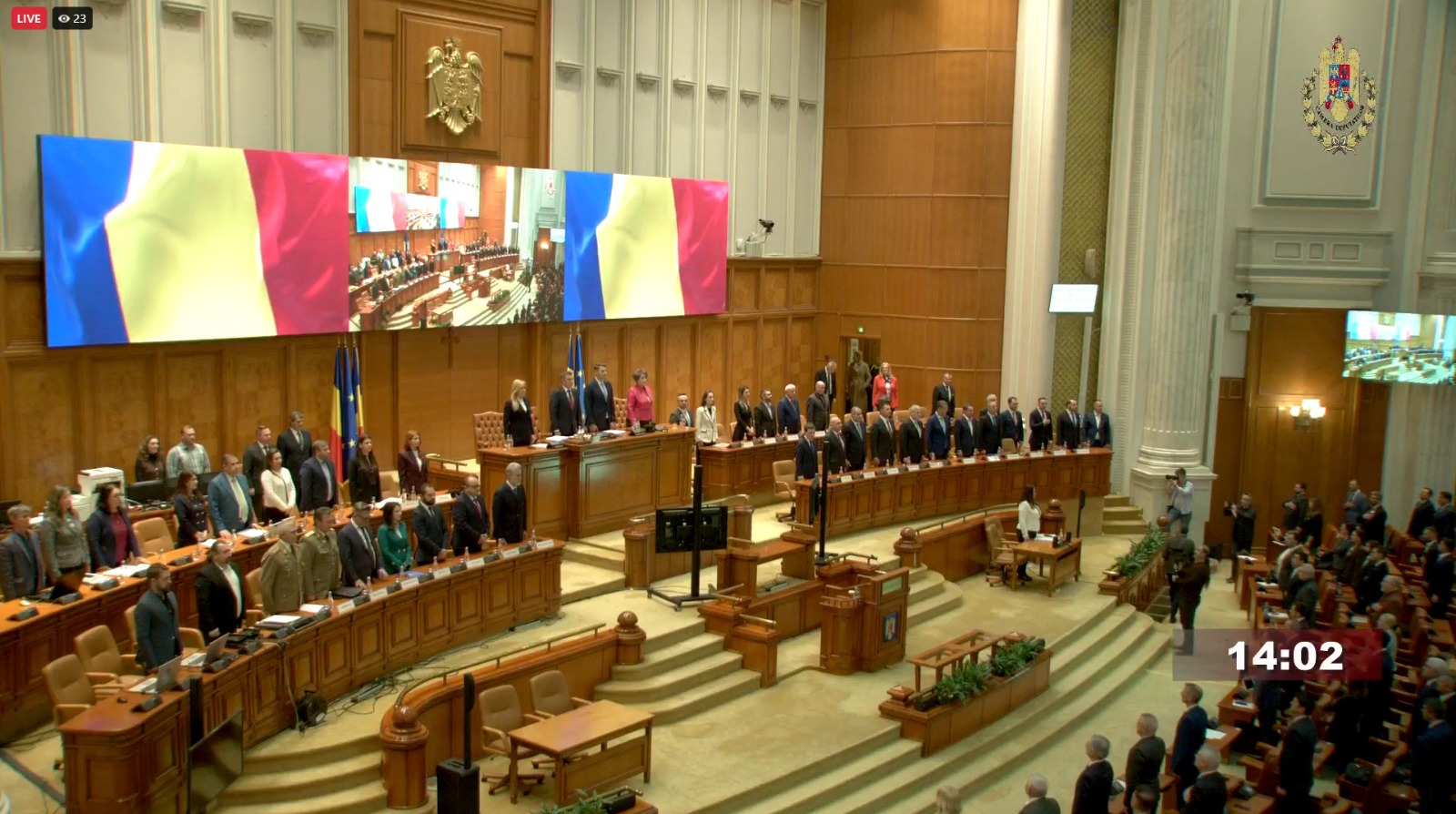 LIVE Președintele prezintă Parlamentului Strategia de Apărare