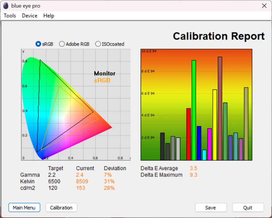 Test culori mod Game FPS monitor gaming MSI MPG 322URX