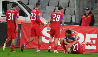 U Cluj - FCSB 0-2, în etapa 15 din Superliga României