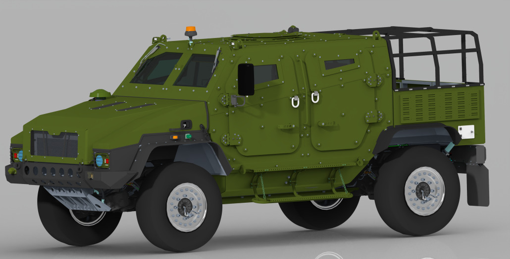 FOTO Cum arată o mașină de luptă blindată 4×4 concepută și produsă în România