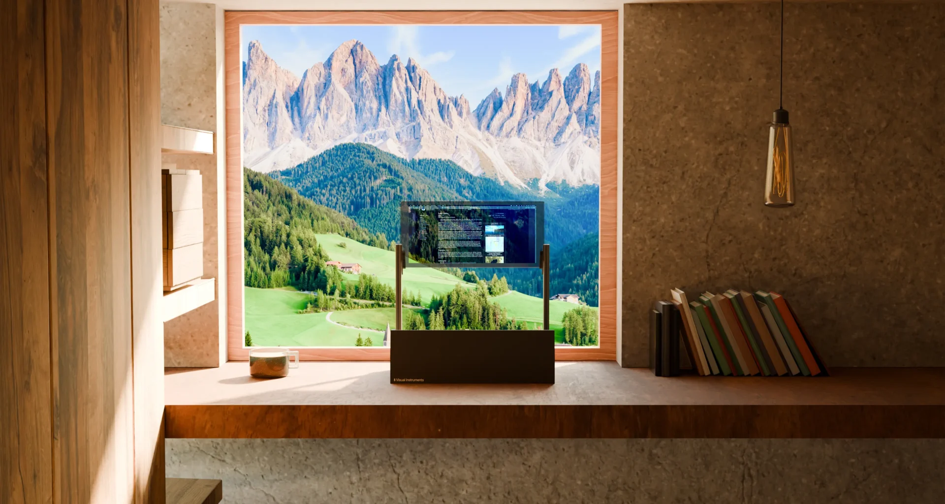 Visual Instruments prezintă monitorul transparent cu luminozitate de 5.000 nits