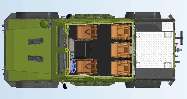 mașină de luptă blindată 4×4 concepută și produsă în România VLAH Vehicul de luptă autonom hidramat