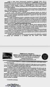 raspuns tribunal prahova dosarul lukoil