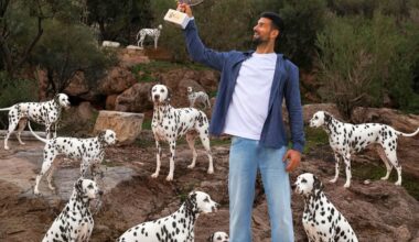 Novak Djokovic a sărbătorit titlul 101 cu niște dalmațieni și a încântat-o pe Nadia Comăneci: „Îmi place enorm!”