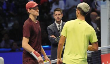 De ce finala dintre Carlos Alcaraz și Jannik Sinner a fost întreruptă timp de 12 minute » Dialogul purtat la mijlocul terenului