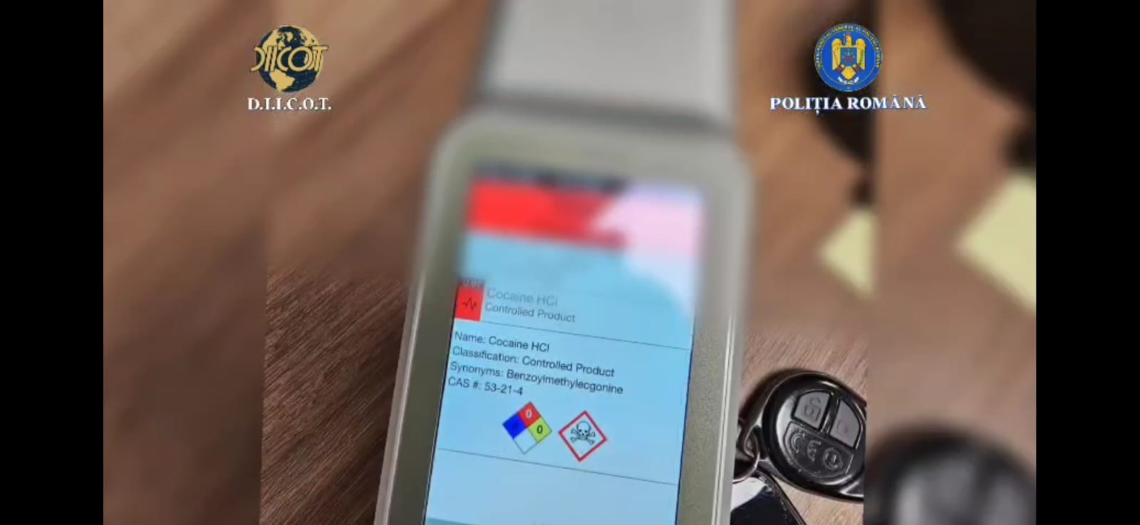 au fost prinși cu drogurile în mașină