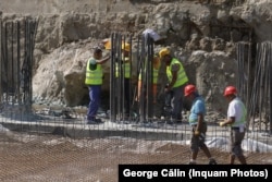 Zona şantierului de la Piaţa Unirii din București, 28 august 2025