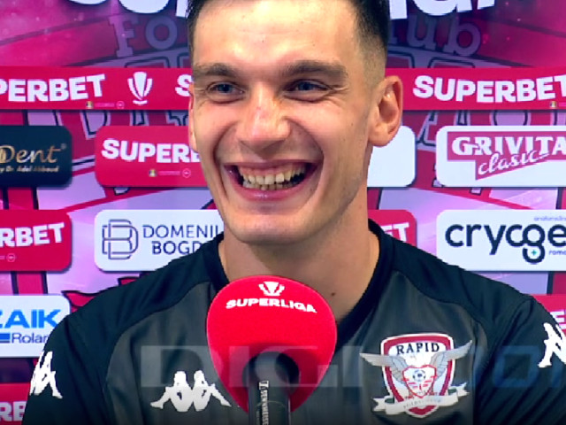 Marian Aioani, după pasa de gol dată pentru Rapid: ”Ar merge un bonus!”