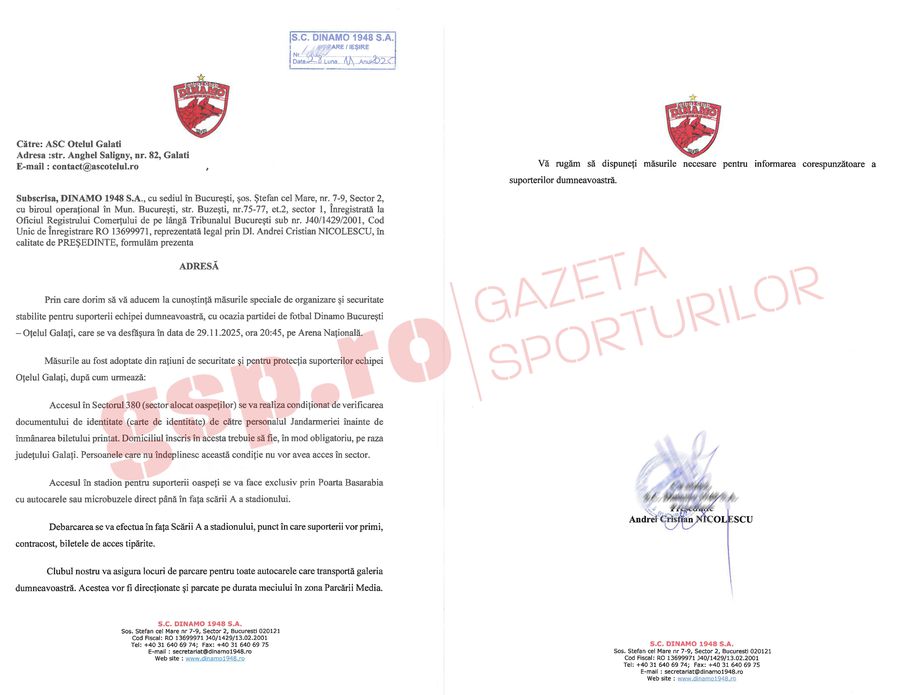 Război total! Oțelul o pulverizează pe Dinamo: „Metode securiste!” / „Nu se poate desprinde de propriul trecut obscur”