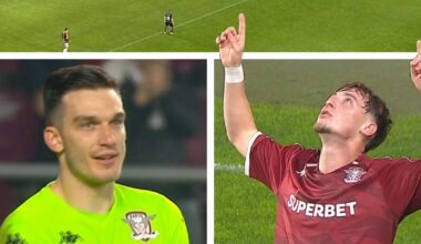 Gol rar în Liga 1. FOTO. Fază ca-n jocurile video la reușita Rapidului » Portarul Aioani a pasat decisiv!