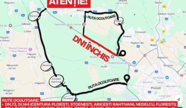Se închide circulația pe DN1. Care sunt rutele alternative