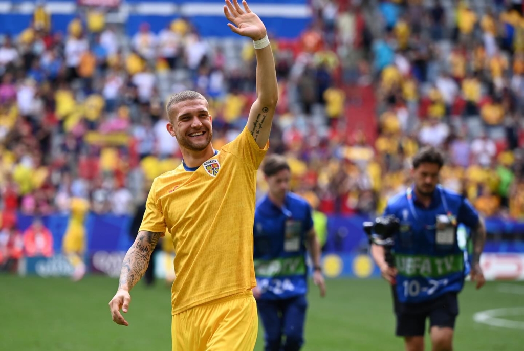 Daniel Bîrligea, gest de 20.000 de euro după ce a deschis scorul cu Bosnia