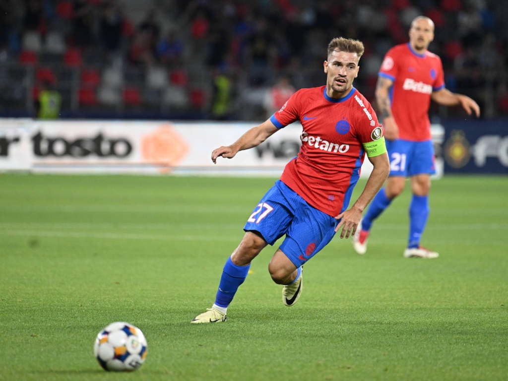 Căpitanul FCSB-ului, cel mai tare din Europa League! Anunțul făcut de UEFA