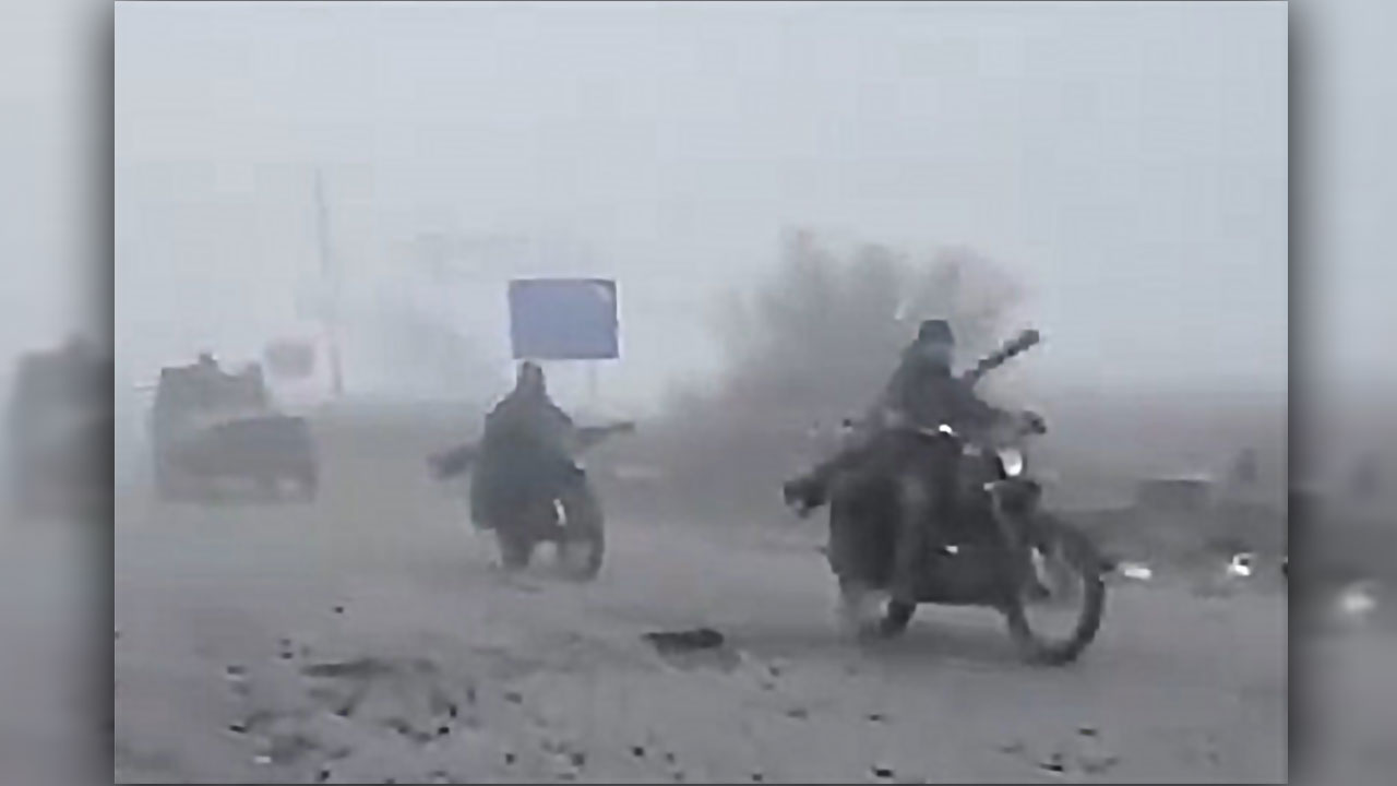 Forțele ruse pătrund în oraș, imaginile arată ca într-un film post-apocaliptic