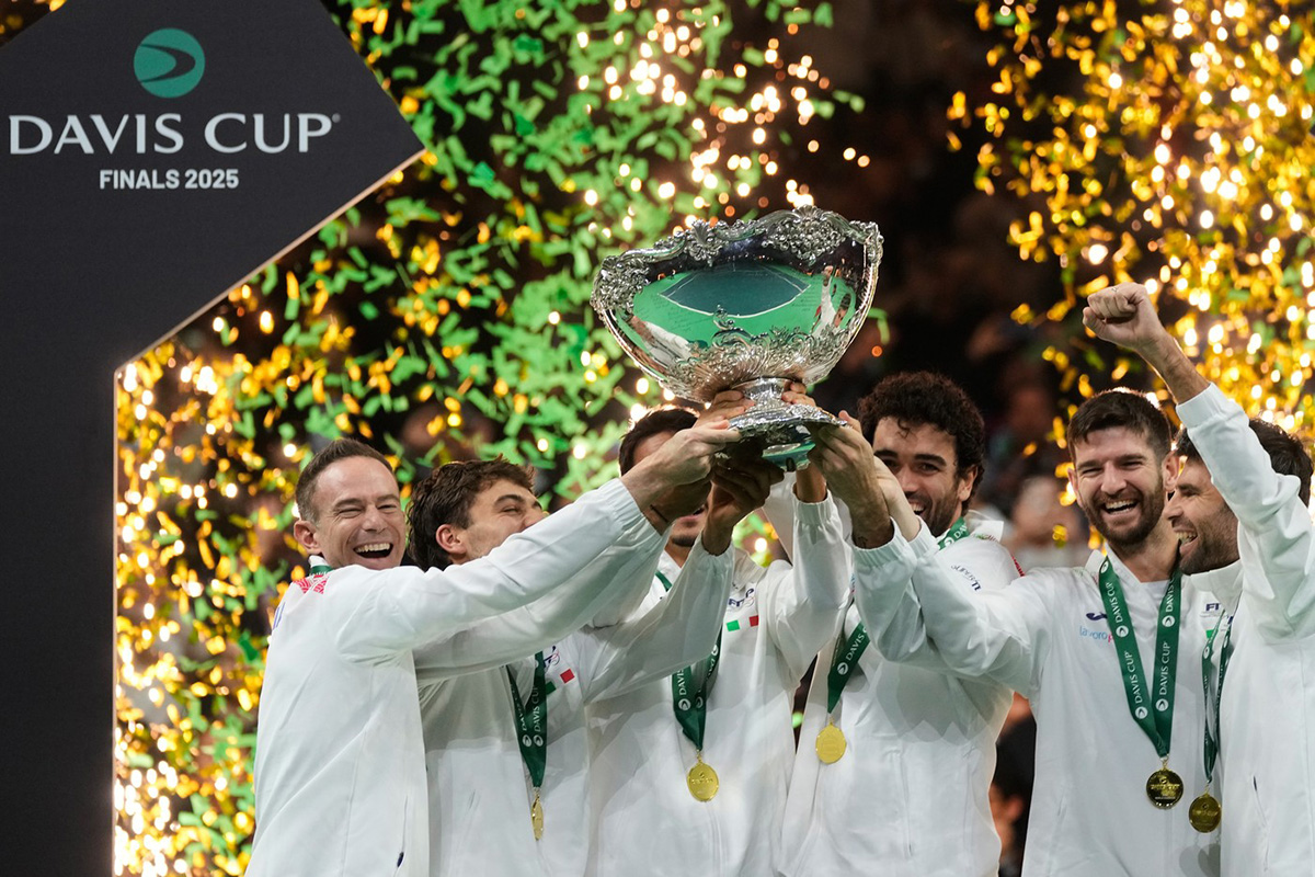 Italia câștigă al treilea an consecutiv Cupa Davis