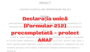 Declarația unică (Formular 212) precompletată 2026. ANAF a pregătit proiectul. De unde își va lua Fiscul datele 