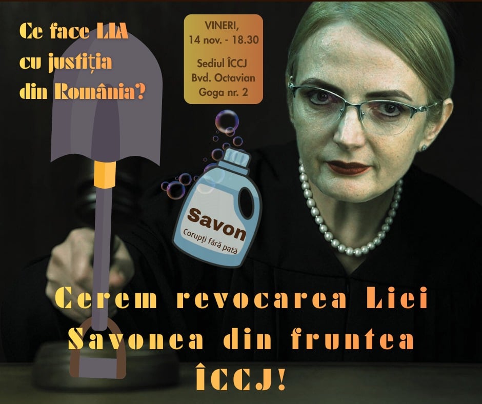 protest manifestatie revocare Lia Savonea