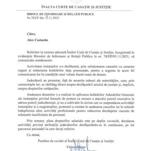 raspuns inalta curte