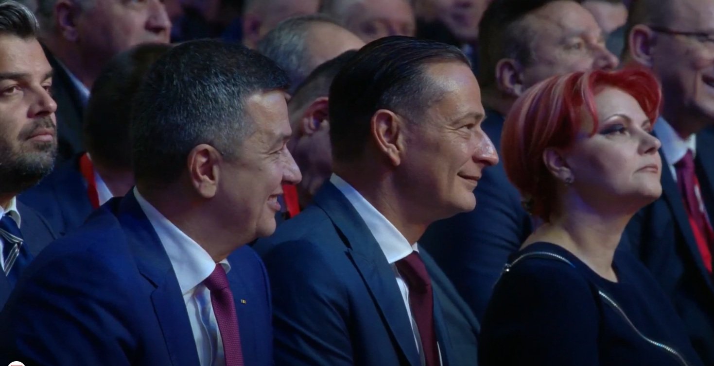 Sorin Grindeanu, Daniel Baluta, Olguta Vasilescu, la Congresul PSD 2025