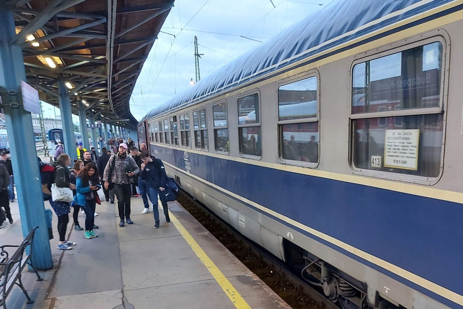 tren care a plecat din București