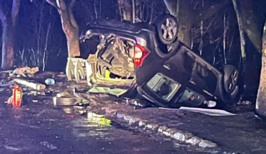 Accident teribil în zona Azuga: opt persoane implicate, un tânăr se află în stare gravă