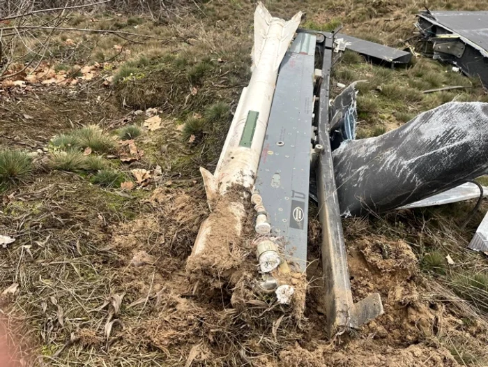 Dronă Shahed pe care rușii au integrat R-60. FOTO Serghei „Flash” Beskrestnov, social media