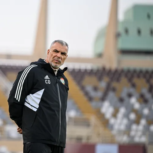 Emiratele Arabe Unite, antrenament sub comanda lui Cosmin Olăroiu. Foto: uaefa.ae