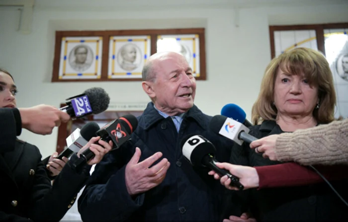 Traian Băsescu a comentat rezultatele alegerilor pentru Primăria Capitalei FOTO: Inquam photos