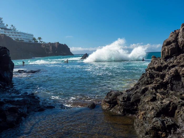 Piscina naturală din Tenerife unde au murit patru turiști era închisă de vineri FOTO Shutterstock