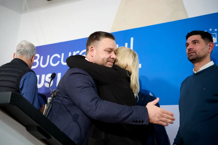 Ciprian Ciucu după anunțarea rezultatelor. FOTO Inquam Photos / Codrin Unici