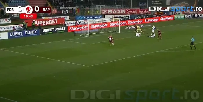 Petrila și ratarea cu poarta goală FOTO Captură video