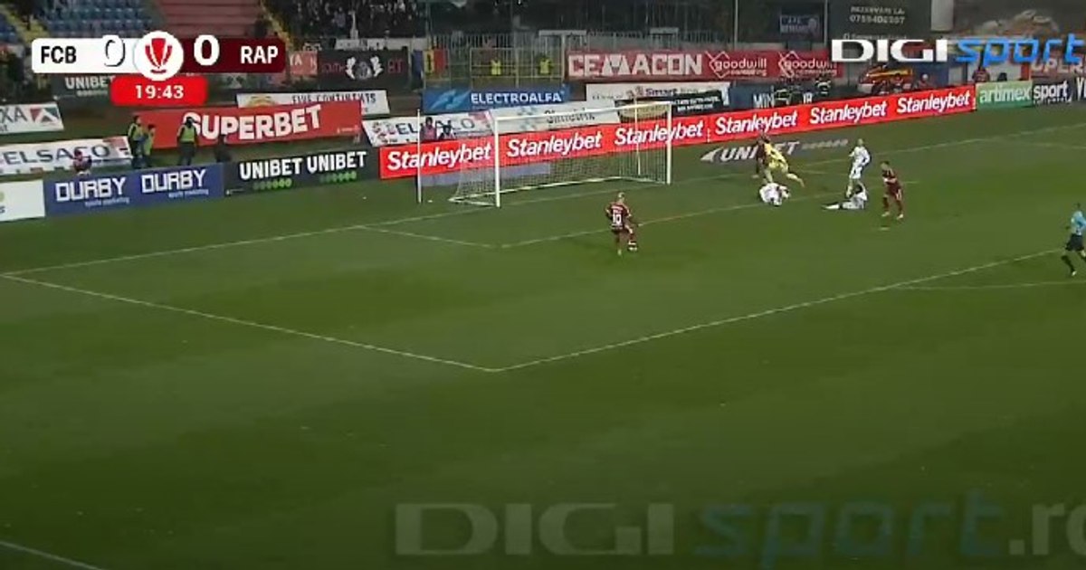 Superliga: ratarea campionatului a avut loc în Botoșani - Rapid. Poarta „s-a făcut mică” înaintea unui internațional român