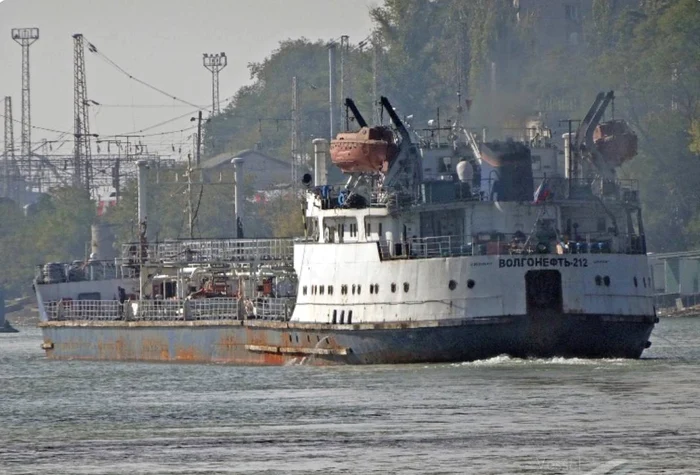 Dronele navale ucrainene au lovit un petrolier rusesc/FOTO: X