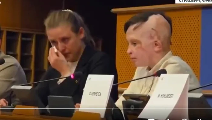 Roman a explicat că, după explozie, și-a atins pentru ultima dată mama. FOTO: captură video