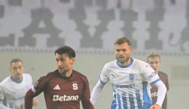 U Craiova - Sparta Praga 1-2. Coelho suferă prima înfrângere pe banca oltenilor » Lovitura de calibru a lui Nsimba nu a fost suficientă