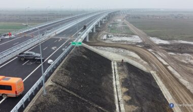 Încă un lot din Autostrada A7 aproape gata pentru darea în exploatare. Când se va circula pe tronsonul Focșani-Adjud Nord