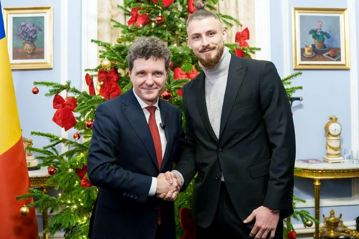 Nicușor Dan și Radu Drăgușin s-au întâlnit la Londra | FOTO Facebook 