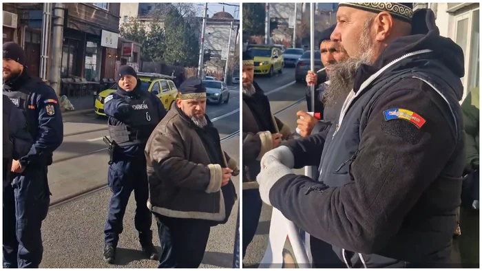  Totul s-a transformat într-o manifestare publică fără autorizație. FOTO: captură video Facebook