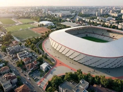 Stadion Dinamo - macheta noua actualizata 11 decembrie 2025. FOTO FB Primaria S2