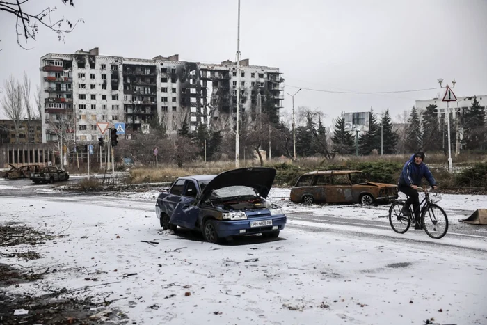 Orașul din prima linie Kostiantinivka FOTO EPA-EFE