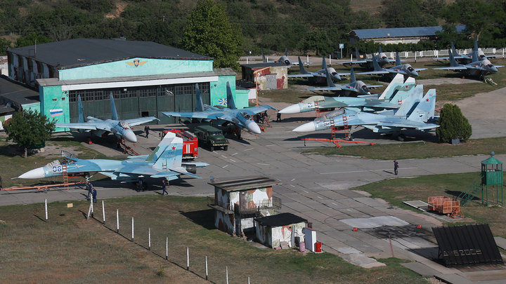 Dronele ucrainene au lovit baza aeriană Belbek pentru a doua oară într-o săptămână: Două avioane rusești Su-27 distruse